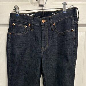 Women's J. Crew Vintage Slim Straight Jeans Size 27P